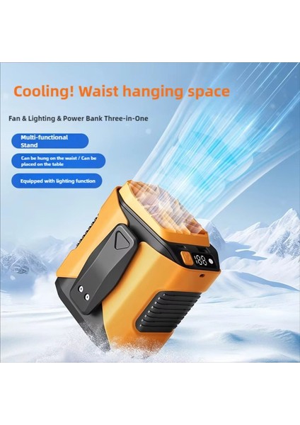 100 Hızlı Mini Taşınabilir Vantilatör, Büyük Lı Bel Kelepçeli Vantilatör, Açık Hava Seyahat Kampı Için Küçük ve Asılı Vantilatör (Yurt Dışından) indirimleri