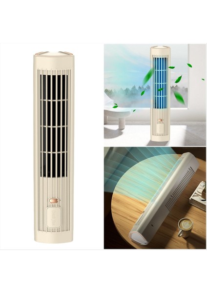 Kule Vantilatör USB Şarjlı Taşınabilir Klima Elektrikli Ayaklı Kablosuz Masa A (Yurt Dışından) fırsatları