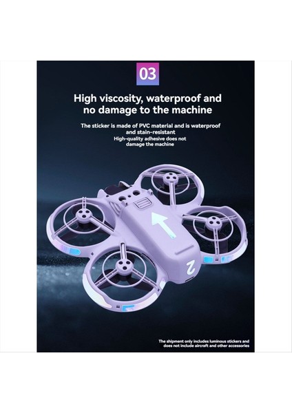 Neo Için Işıklı Gövde Etiketi Çizilmez Su Geçirmez Koruyucu Film Gece Uçuşu Etiketleri Aksesuarları (Yurt Dışından) modelleri