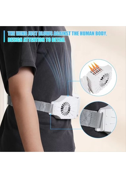 Taşınabilir Kemer Vantilatörü, Hava Sirkülasyon Teknolojisine Sahip Şarj Edilebilir Klipsli Kemer Vantilatörü, Açık Hava Aktiviteleri ve Çalışmalar Için Ideal (Yurt Dışından) fırsatları