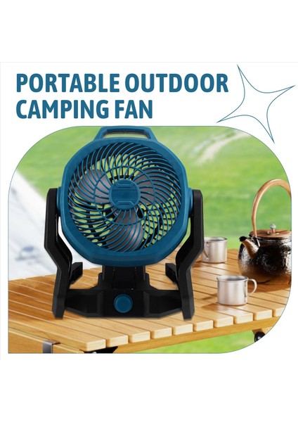 BL1830 Lityum Pil ile Çalışan Taşınabilir Kamp Vantilatörü Ab Fişi (Yurt Dışından) fırsatları