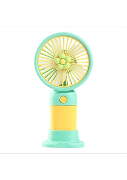 2'si 1 Arada Sevimli Vantilatörlü Telefon Standı, Güçlü Hava Akışı ve Yaz Aylarında Serinletme ve Film Izleme Için Istikrarlı Destek ile Taşınabilir (Yurt Dışından)