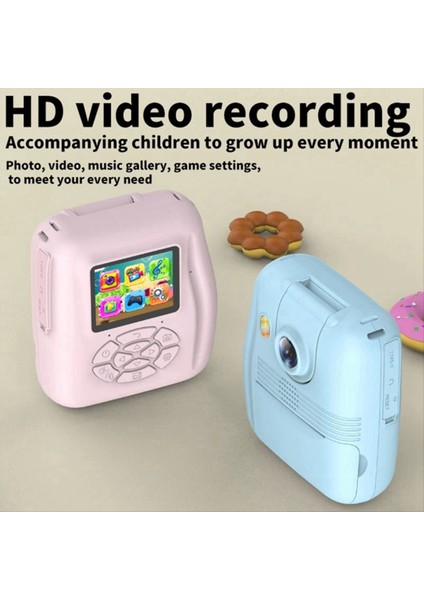 Flip Lens Çocuklar Için Taşınabilir Yazıcı Termal Kağıt Etiketler Mini Yazıcılar Çok Işlevli Dijital Küçük Slr (Yurt Dışından) fırsatları