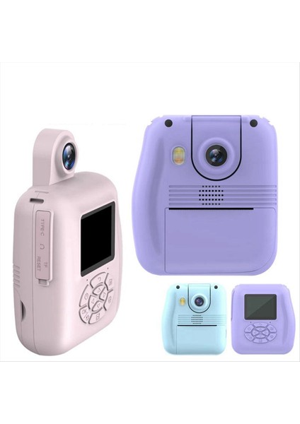 Flip Lens Çocuklar Için Taşınabilir Yazıcı Termal Kağıt Etiketler Mini Yazıcılar Çok Işlevli Dijital Küçük Slr (Yurt Dışından) indirimleri