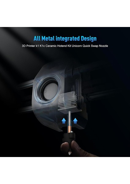 3D Yazıcı Hotend K1 K1C Seramik Kiti Max K1C Için Hızlı Değiştirme Nozulu (Yurt Dışından) fırsatları