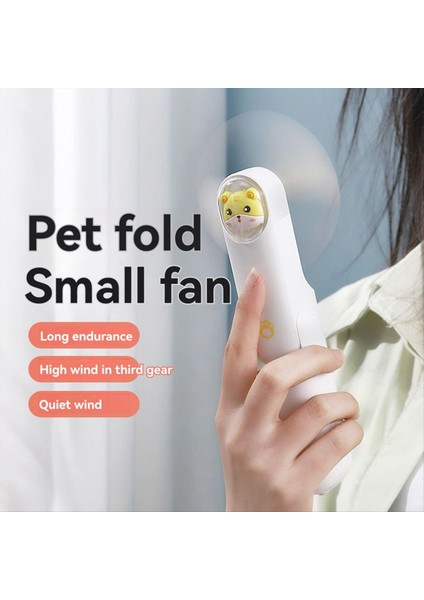 Katlanabilir El Tipi Vantilatör USB Sessiz Öğrenci Açık Hava Masaüstü Taşınabilir Mini Küçük Hediye (Yurt Dışından) modelleri