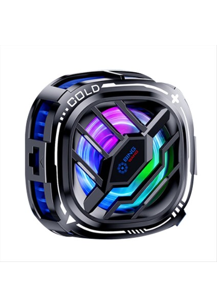 X76PRO Cep Telefonu Soğutucu, Yarı Iletken Soğutma Çipli Soğutucu Fan, Rgb Mobil (Yurt Dışından)
