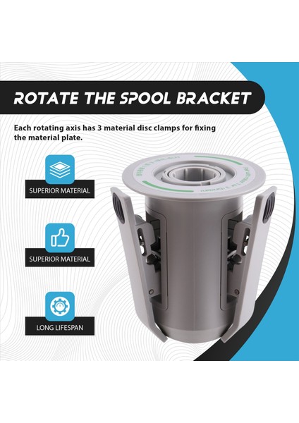 A1/a1 Mini 3D Yazıcı Parçaları Lite Döner Makara Tutucu Yükseltme Aksesuarları Yeşil (Yurt Dışından) fırsatları