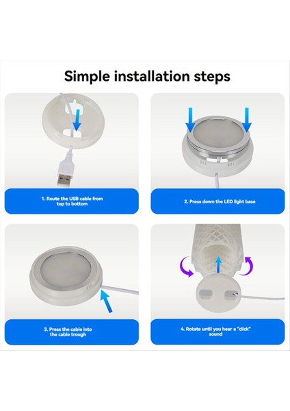 2 Set LED Lamba Kiti Ayarlanabilir Işık Parçaları Donanım Dıy Modeli Kabuksuz 3D Baskı (Yurt Dışından) fiyatları
