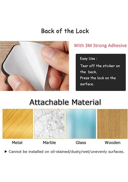 4'lü Buzdolabı Kilidi Kombinasyonlu Paket, Çocuklar Için Güvenli Buzdolabı, Çocuk Güvenlik Dolap Pencere Kilitleri, Bebek Kapısı (Yurt Dışından) fiyatları