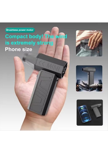 X3-A 130000 Rpm Mini Fan Yüksek Hızlı Toz Üfleyici Motor 41 M/s Elde Taşınabilir Şiddetli Elektrikli Hava Tozlayıcı (Yurt Dışından) modelleri