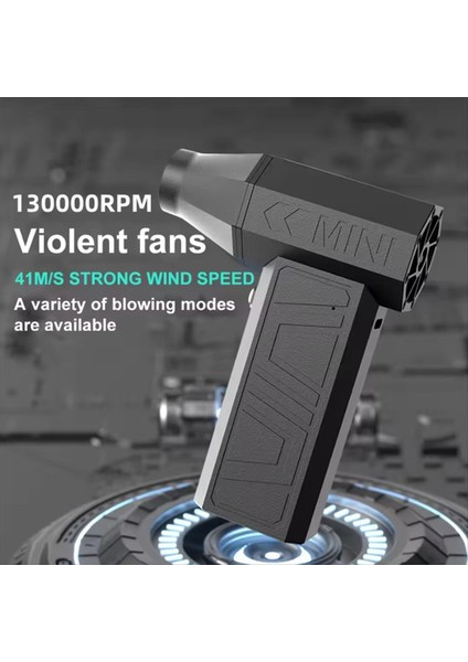 X3-A 130000 Rpm Mini Fan Yüksek Hızlı Toz Üfleyici Motor 41 M/s Elde Taşınabilir Şiddetli Elektrikli Hava Tozlayıcı (Yurt Dışından) fırsatları