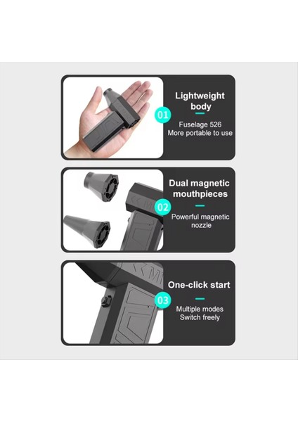 X3-A 130000 Rpm Mini Fan Yüksek Hızlı Toz Üfleyici Motor 41 M/s Elde Taşınabilir Şiddetli Elektrikli Hava Tozlayıcı (Yurt Dışından) indirimleri