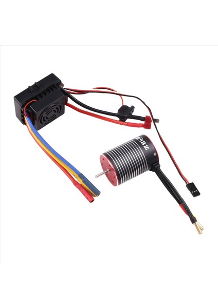 1/10 Rc Araba Kamyon Parçaları Için 60A Esc Kombosu ile Su Geçirmez 3650 Fırçasız Motor 3600KV (Yurt Dışından)