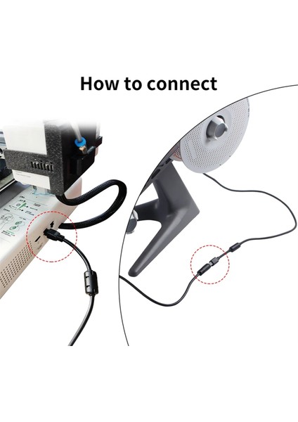 Bambu A1 3D Yazıcılar Için 1 Adet A1/a1 Mini Uzatma Kablosu Lite 1m 4 Pin Manyetik Halkalı (Yurt Dışından) fırsatları
