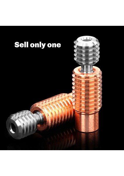 Bimetal V6 Titanyum Alaşımlı Boğaz Bimetal Isı Kesici Hotend Isıtıcı Bloğu (Yurt Dışından) modelleri