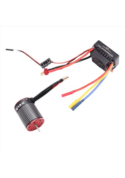 1/10 Rc Araba Kamyon Parçaları Için 60A Esc Kombosu ile Su Geçirmez 3650 Fırçasız Motor 4500KV (Yurt Dışından) modelleri