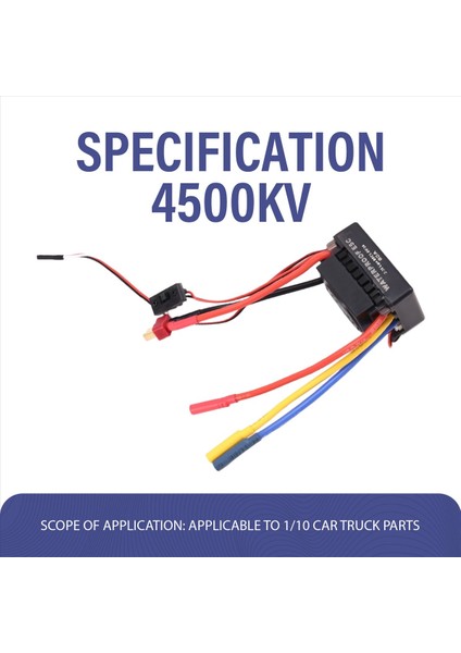 1/10 Rc Araba Kamyon Parçaları Için 60A Esc Kombosu ile Su Geçirmez 3650 Fırçasız Motor 4500KV (Yurt Dışından) fırsatları