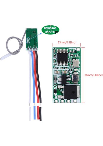 433MHZ Dc 3.6-24V 1ch Röle Kablosuz Uzaktan Kumanda Anahtarı Mini Modül Vericili LED Lamba Işığı Dıy, Tip B (Yurt Dışından) indirimleri