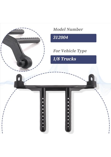 1/8 Racing Xl Flux Torland Fırçasız Kamyon Rc Araba Parçaları Için Plastik Kabuk Braketi (Yurt Dışından) fırsatları