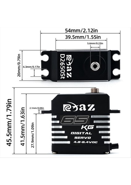 Fırçasız Dijital Servo Hv Büyük Torklu Çelik Metal Dişli Su Geçirmez Ipx8 Motor Rc Araba Xmaxx Paletli Robot Parçaları 75 kg (Yurt Dışından) modelleri