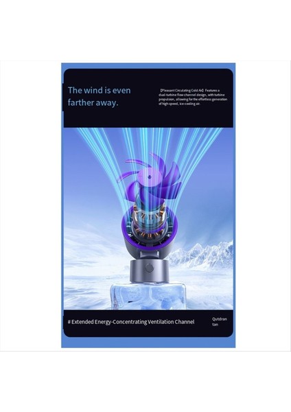 Dijital Ekranlı, Masaüstü Kullanımı Için Yüksek Hızlı Hava Sirkülasyonu Sağlayan 100 Hızlı, Sessiz Taşınabilir Soğutmalı Kanatsız Fan (Yurt Dışından) modelleri