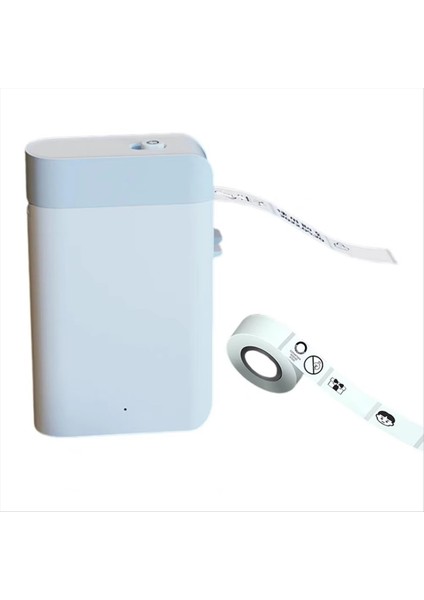 Şarj Edilebilir Pil ve Dahili Kesici ile Bluetooth Uyumlu Mini Bluetooth Etiket Yazıcısı (Yurt Dışından)