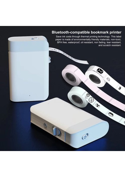 Şarj Edilebilir Pil ve Dahili Kesici ile Bluetooth Uyumlu Mini Bluetooth Etiket Yazıcısı (Yurt Dışından) fiyatları