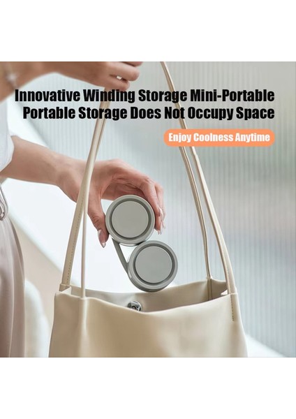 Yeni Depolama Askılı Boyun Vantilatörü Açık Hava Yapraksız Tembel Kişi USB Büyük Taşınabilir Aromaterapi (Yurt Dışından) fırsatları