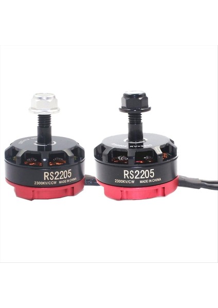2 Adet Fırçasız Motor RS2205 2300KV Cw/ccw Uçak Modeli Dört 5 Inç 2-6s 20A/30A/40A Fpv Yarış Iha'ları Için (Yurt Dışından)