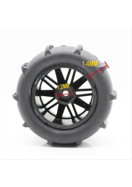 80 mm Kum Tekerlek Lastikleri Plaj Lastiği 12 mm Altıgen Göbek 144001 124018 124019 12428 C 12427 144002 1/14 1/16 Rc Araba Için (Yurt Dışından) fiyatları