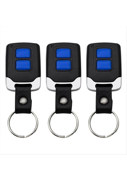 3 Adet Garaj Kapısı Uzaktan Kumandası 433 Mhz 2 Tuşlu Kablosuz Sürgülü Kapı Kontrol Cihazı Klon Kopyalama Fonksiyonu ile (Yurt Dışından)