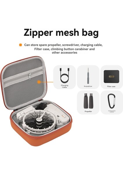 Flip Saklama Çantası Taşınabilir Drone Koruma Kutusu El Çantası Akıllı Kontrol Cihazı Aksesuarları A (Yurt Dışından) fiyatları