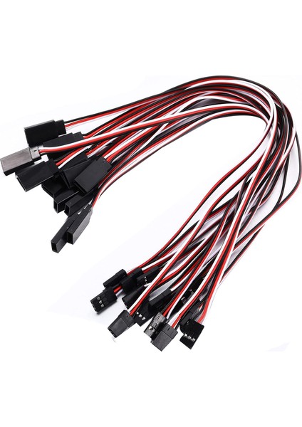 15 Adet Servo Uzatma Kablosu Erkek - Dişi Kablo (11,8 Inç) (Yurt Dışından)