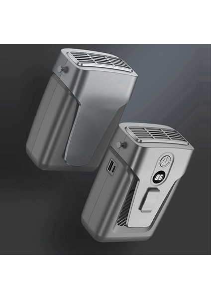 USB El Tipi Vantilatör Klipsli 3.7V/1.2A Küçük Klima Kanatsız 12000MAH Power Bank 3 Vitesli Sessiz Mavi (Yurt Dışından) modelleri