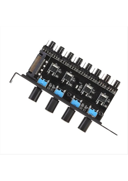 12V Bilgisayar Kasası Fan Hub Regülatörü 8 Yönlü 4 Düğmeli Hız Kontrol Cihazı Soğutma Kontrolü (Yurt Dışından) indirimleri