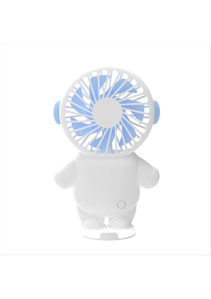 USB Şarjlı Küçük Fan Taşınabilir Mavi Astronot Mini Şarj Cihazı ile Yaz Hediyesi Öğrenci Ofis Çalışanı Gibi (Yurt Dışından)