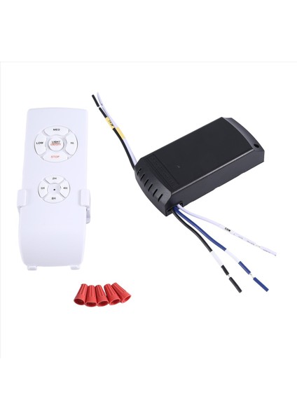 Evrensel Tavan Vantilatörü Lambası Uzaktan Kumanda Kiti Ac 110V Zamanlama Ayar Anahtarı Hızı Vericisi Alıcısı (Yurt Dışından) fiyatları