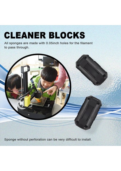 5 Adet Abs Pla Petg 1.75MM Filament Filtre Temizleyici Blok Toz Giderme A6 A8-10 3 Prusa I3 Nozul Hotend (Yurt Dışından) fırsatları