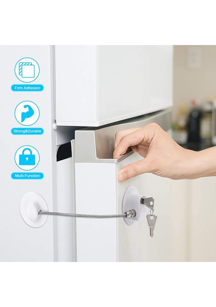 Adet Buzdolabı Kilidi, Çocuklar Için Buzdolabı Kilidi, Çocuklar Için Mini Kilitler, Kapıda Kullanılan Dondurucu (Yurt Dışından) modelleri