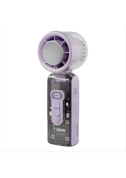 Taşınabilir Fan Yarı Iletken Soğutma Yüksek Hızlı Şarj Edilebilir El Tipi Dış Mekan Turbo Klima (Yurt Dışından)