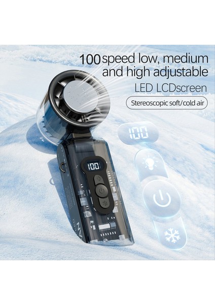 Taşınabilir Fan Yarı Iletken Soğutma Yüksek Hızlı Şarj Edilebilir El Tipi Dış Mekan Turbo Klima (Yurt Dışından) modelleri