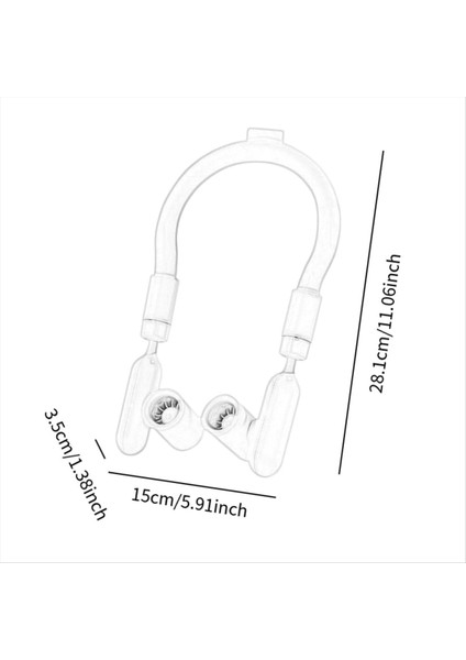 Boyun Askılı Vantilatör 360 Derece Dönebilen Çok Amaçlı Giyilebilir Kişisel Bisiklet, Ev, Açık Hava Aktiviteleri Için Beyaz (Yurt Dışından) fırsatları