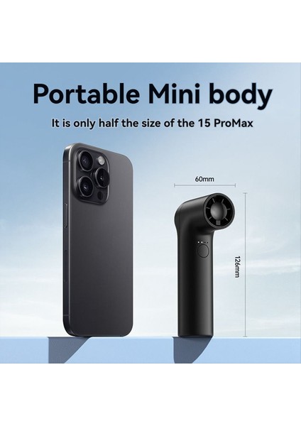 Taşınabilir El Tipi Vantilatör Güçlü Türbin Mini 36000 Rpm Yüksek Hızlı Şarj Edilebilir Elektrikli Siyah (Yurt Dışından) modelleri