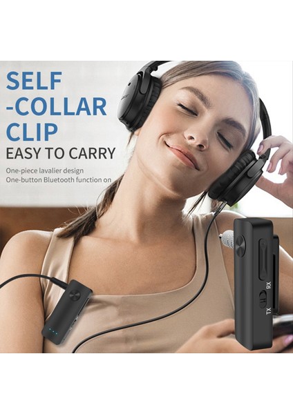 Bluetooth 5.3 Verici Alıcı Adaptörü Kablosuz Ses Araba Müzik Kulaklık Hoparlör 3,5 mm Jak Aux (Yurt Dışından) fırsatları