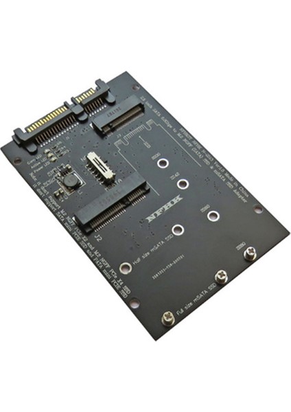 M.2 Ngff Msata Ssd'den 2,5 Inç 6,0 Gbps 2'si 1 Arada Adaptör Dönüştürücü Kart Desteği Pc Dizüstü Bilgisayar Sabit Disk Diyagramı (Yurt Dışından)