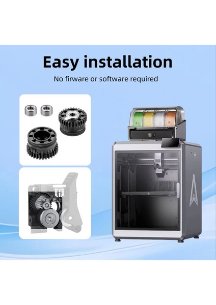 K2 Plus 3D Yazıcı Ekstruder Dişlisi Tüm Metal Filament Tahrikli Kaplama Ekstruder (Yurt Dışından) fırsatları