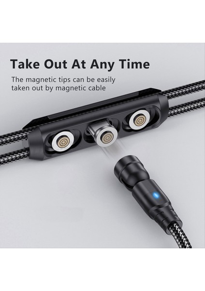 3'ü 1 Arada Manyetik Fiş Saklama Kutusu Mıknatıslı Kablo Micro-Usb Type C Kılıf Taşınabilir Başlık Kaybolmaz (Yurt Dışından) fiyatları