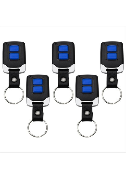 5 Adet Garaj Kapısı Uzaktan Kumandası 433MHZ 2 Tuşlu Kablosuz Sürgülü Kapı Kontrol Cihazı Klon Kopyalama Fonksiyonu ile (Yurt Dışından)