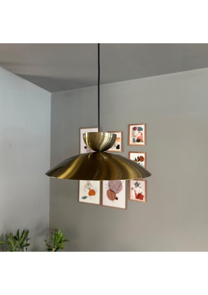 Bright Eskitme Şapka Başlık Avize Tekli Sarkıt Salon Kuaför Cafe Dekoratif Aydınlatma Pastane modelleri